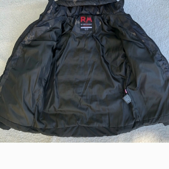 RM by MRosemont 1958 camo print puffer jacket coat boys size 10/12 - Picture 3 of 4